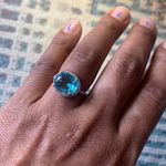 Beverly Hills Boutique Ring... Blue Photo 0