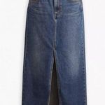 Levi's  Premium Ankle Skirt Hello Dark Wash Size 25 Photo 0