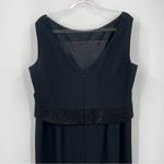 Daymor Couture Black Dress Size 18 Long Beaded Bodice Gown Photo 9