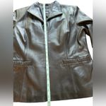 JLC Women's‎ Black Leather Motorcycle Jacket Size L Size L Photo 8