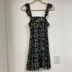 Agua Bendita Agua Benedita X Target Blue Ruffled Ditsy Floral Mini Dress XXS Tiered Boho Photo 6