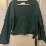 Madewell Texture & Thread Wrap Top Photo 0