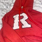 Cropped Rutgers Red Hoodie Size M Photo 1