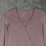 American Eagle  Shirt Womens XS Pink Soft & Sexy Casual Streetwear Bohemian Fairy Photo 4