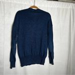 Vintage Pioneer Woman Crewneck Long Sleeve Western Tassel Fringe Sweater Shirt Blue Size L Photo 1