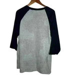 Gildan NWT Blake Shelton baseball tee American Flag‎ gray/black Sz XL Photo 1