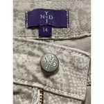 NYDJ  Snake Print Ankle Jeans Women's Size 14 Lift Tuck Technology Animal Print Photo 3