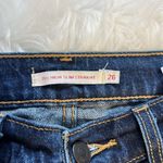 Levi's Levi’s Dark Wash 70’s High Slim Straight Jeans Photo 3