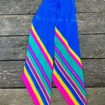 Liz Claiborne  scarf oblong blue pink yellow Photo 9