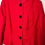 American Vintage Vintage 80s 90s 1990s 1980s John Lawrence 100% pure wool red blazer Photo 4