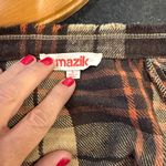 Mazik plaid Flannel Shirt Jacket Brown Size L Photo 3
