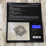 Vintage Unsigned Pave Silver tone Star Brooch Photo 10