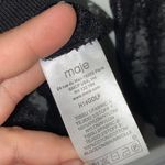 Maje black blouse lace shirt small Photo 2