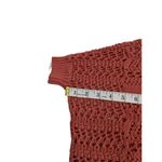 Women's Orange Large Short Sleeve Sweater Crop Top 31c Photo 6