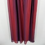 Torrid  Dress Size 12/Large/0 NWT Maxi Chiffon Pleated Burgundy Ombre Curvy Photo 10