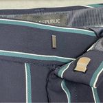 Banana Republic NWT Avery Pants Striped Navy Blue Mid Rise Ankle Length Size 8 Photo 8