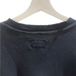 Current/Elliott The Slouchy Distressed Ruffled Sweatshirt Photo 5