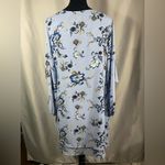 White House | Black Market  Carolina Blue Floral Dress Women’s Balloon Sleeve Sz M Photo 1