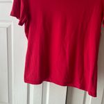 Croft & Barrow Croft & Borrow Women’s Stretch Red Breathable T-Shirt Sz Medium Photo 3