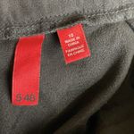 5|48  Fringe Mini Skirt Womens Sz 10 Black Sueded Photo 4