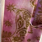 Free People Roucha Denim Maxi Dress Pink Pale Mauve Retro 70s Dainty Medium Photo 7