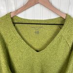 American Eagle  Soft and Sexy Plush Green Waffle Knit Thermal Long Sleeve Top XL Photo 2