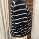 Massimo Dutti Stripped Knit Short Sleeve Sweater Photo 3