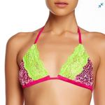 Beach Bunny Beach Bunny All Bright With Me Bikini Top nwt Photo 1