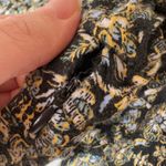 Free People Free People Womens Boheme Mini Dress in Black Sz 8 Floral Ruffle Boho Festival Photo 8