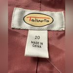 Talbots  Silk Shantung Jacket Blazer Elegant Party Dusty Rose NWT Open Front 20 Photo 1