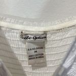 Cute Options White Eyelet Lace Mini‎ Dress Sleeveless Summer Casual Party Size M Photo 1