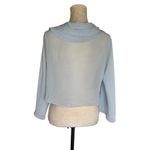 JJ's House 2Pc Formal Gown Open Jacket Beaded Bust Padded Bra Boning Train READ Blue Size L Photo 10