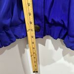 Vintage Monaliza High Fashion Jacket 80s Purple Oversized Korea Retro Statement Size L Photo 2