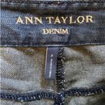 Ann Taylor Modern Boot Denim Jeans Women's Dark Wash Bootcut Size 6L Photo 5