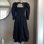 Ganni ruched ribbon-back dress Size: euro 40/us 8 Photo 5