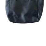 Kate Spade New York Logo Black Leather Tote Double Handles Shoulder Bag Ruffle Photo 4