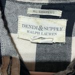 Denim & Supply Ralph Lauren RALPH LAUREN DENIM & SUPPLY RL SURPLUS BUTTON DOWN FLANNEL
WOMEN M BLACK/CREAM Photo 2