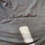 GapFit navy fitted hooded workout shirt thumb holes back zipper pocket women's S Photo 4