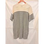 Tuckernuck  The Navy Knit Stripes Frenchie Dress Medium Sweater‎ Dress Fall Cozy Photo 4