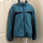 Bcg 2000s Y2K style Retro  slouchy oversize baggy streetwear blue black zip up jacket   Measurement in pics Excellent condition Photo 1