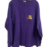 Pressbox  LSU Louisiana State Jersey Tee Long Sleeve Large Tiger College Game Day Photo 0