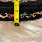 Floral Embroidered Black‎ Handbag Black Photo 14