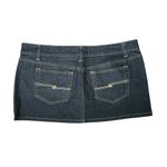 Arizona Jeans Vintage Y2K Dark Wash Mini Jean Denim Skirt Size 15 Photo 1