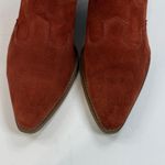 Sam Edelman  Terracotta Suede Ankle Boots Photo 5