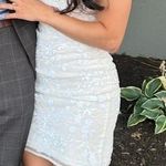 Lulus White Bedazzled Dress Photo 3