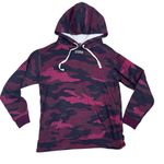 Victoria's Secret PiNK Victoria’s Secret Red Camo Sequin Sherpa Hoodie Oversized Sweatshirt XS Photo 0