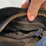 Moschino Black Nylon Handbag Leather Detailing VINTAGE Designer Luxury Italy Photo 11