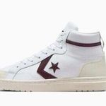 Converse NEW Pro Blaze Classic Leather Mid' White/Bloodstone" Shoes- Women’s 9.5 Photo 3