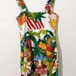 Farm Rio  Tropical Fair Linen Mini Dress Anthropologie Size Small S Photo 5
