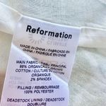 Reformation buttercup Rialto green floral strapless midi dress Photo 4